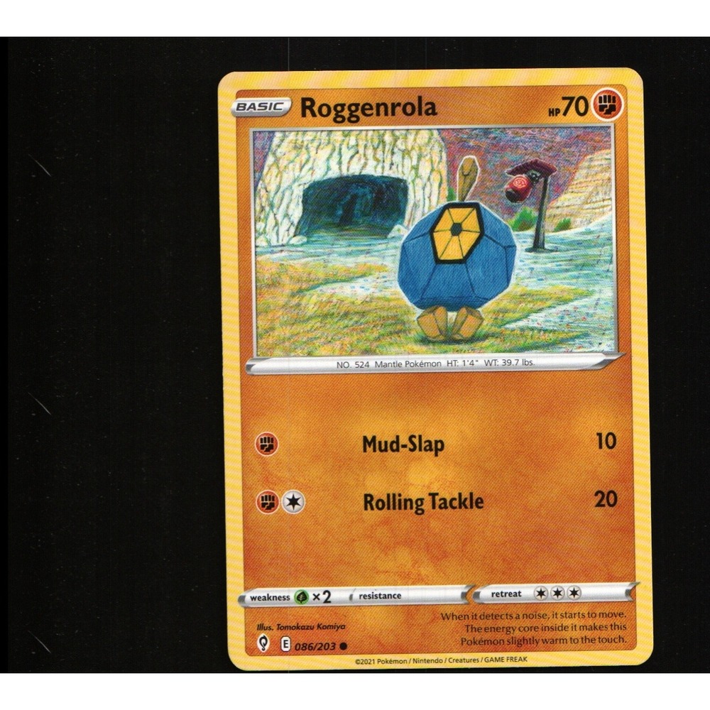 086/203 Roggenrola | Common Pokemon Trading Card Game S